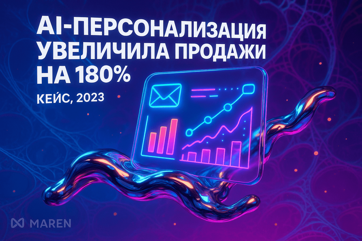    Узнайте, как AI-персонализация увеличила продажи на 180% | Автор: Марина Погодина Марина Погодина