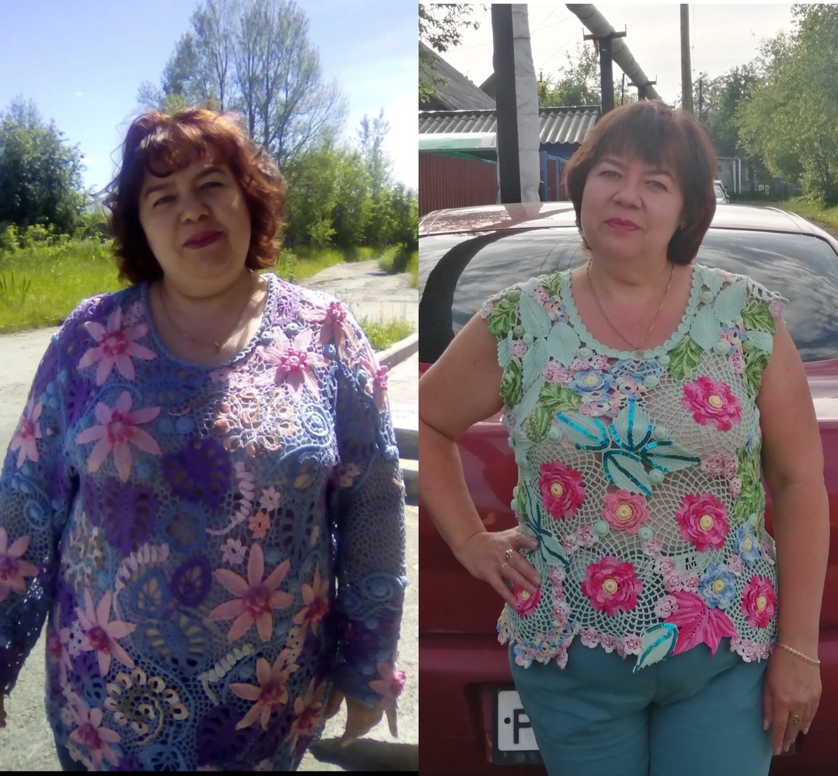 2019 и 2022 , эх , не удержала, опять худею 😁😁