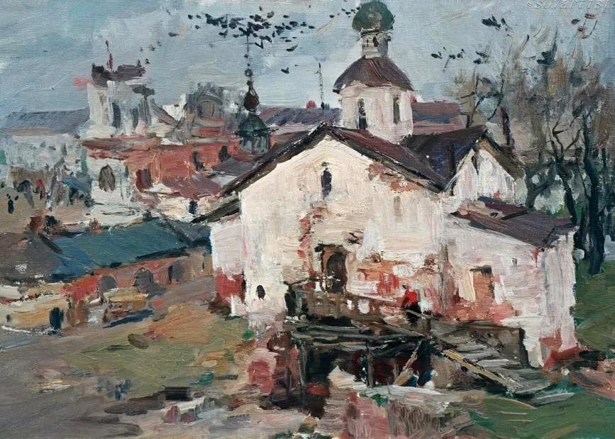 Евсей Моисеенко. «Псков». 1960