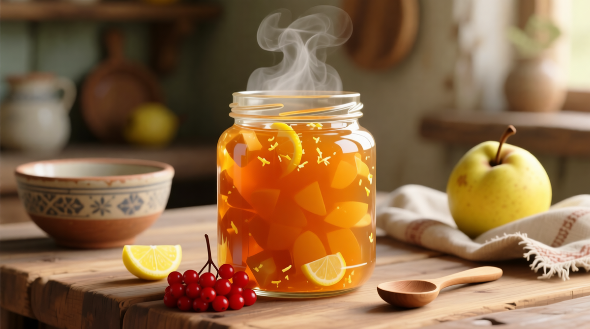 Калиновое варенье с лимоном