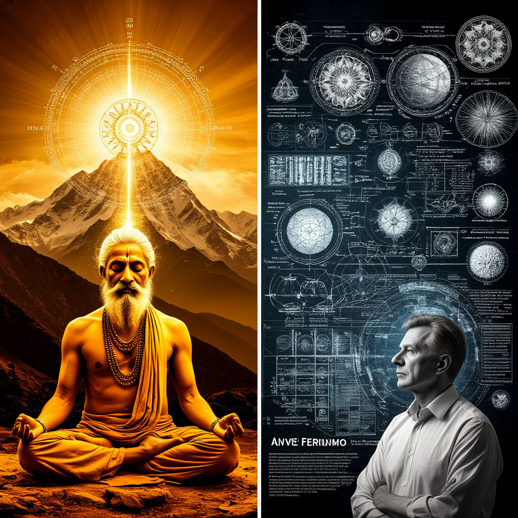 Иллюстрация "Йога против Догмы" создана сетью Шедеврум