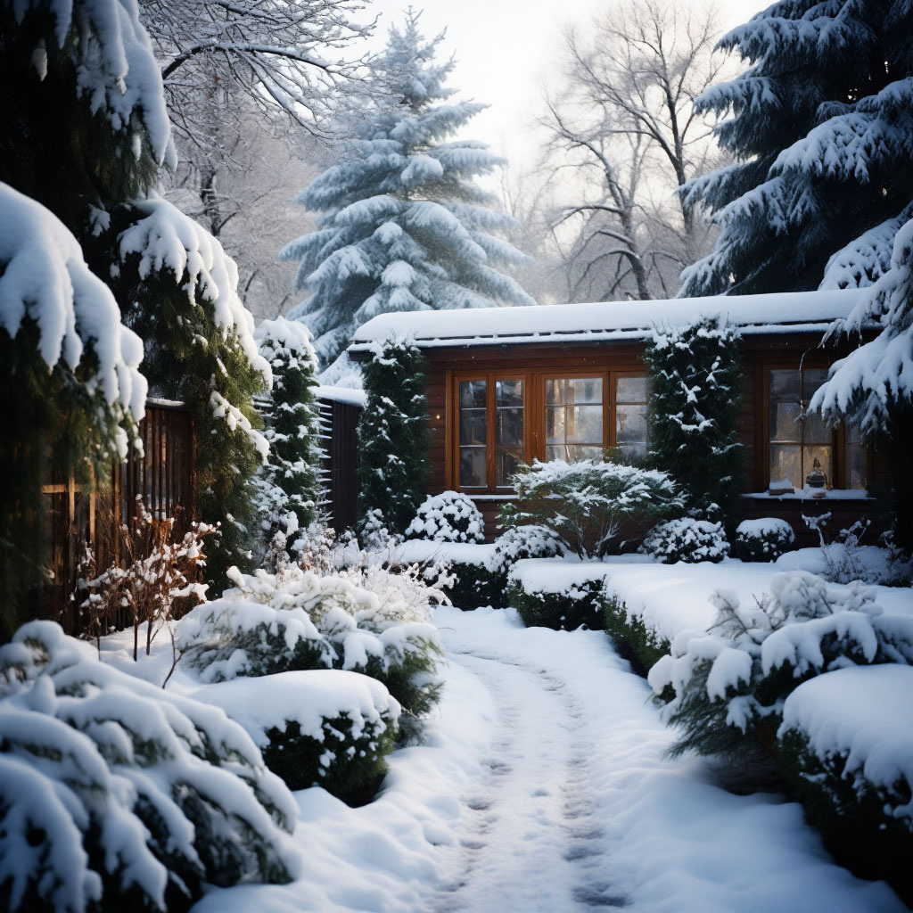 Декабрь в саду