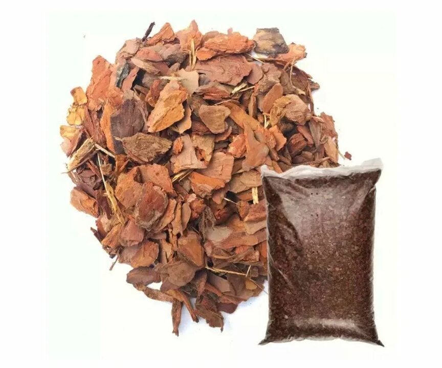 Сосновая кора. 