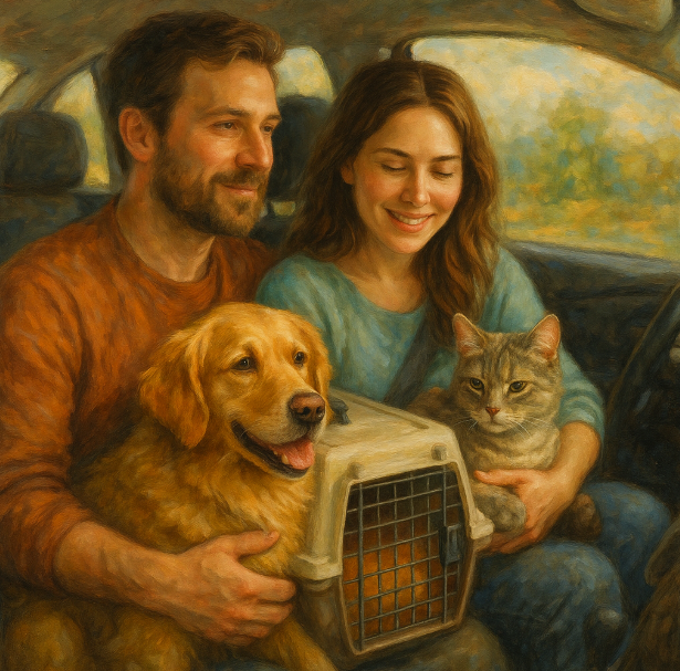 Переезд с питомцами: советы для комфортного пути 
