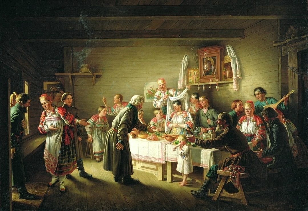 Н. Петров. Смотрины невесты (1861)