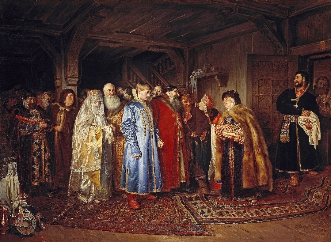 К. Лебедев. Боярская свадьба (1883)