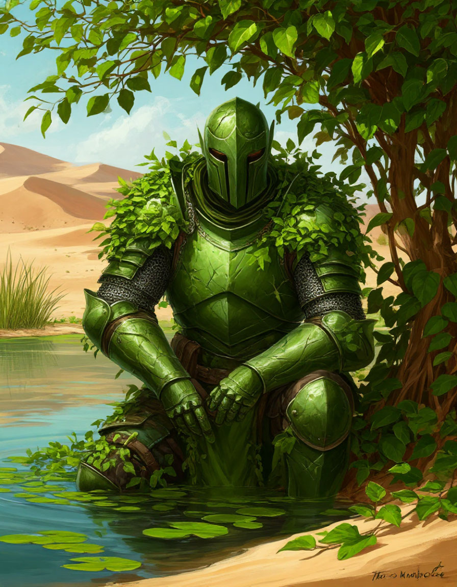 Грегор прячется в кустах. Картинка создана ИИ.