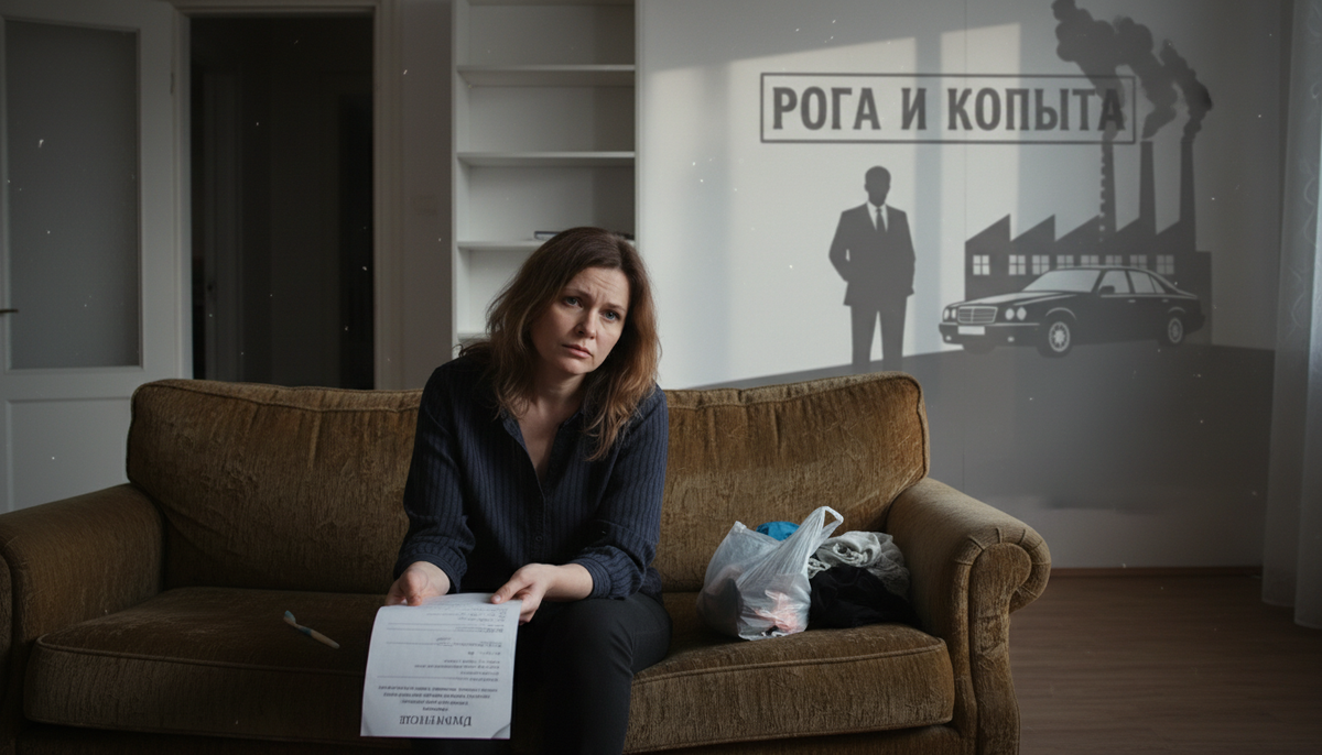 жена осталась ни с чем