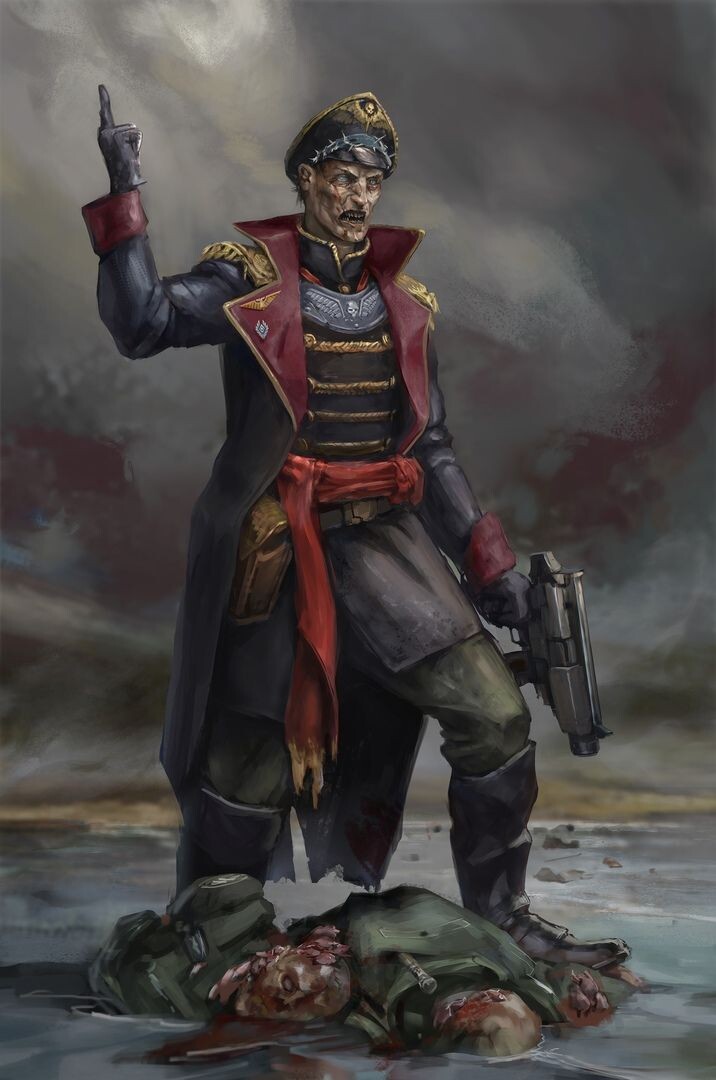 Похож на хаосита, да? А на самом деле - нормальный комиссар...