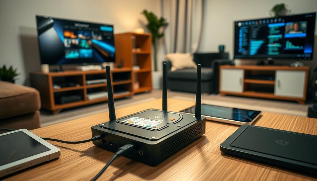    Интерьер домашнего сетевого хранилища, где использован старый жесткий диск.