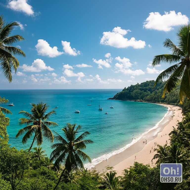    Пляжи, песок и пальмы на Маэ, Сейшелы © ohso.ru
