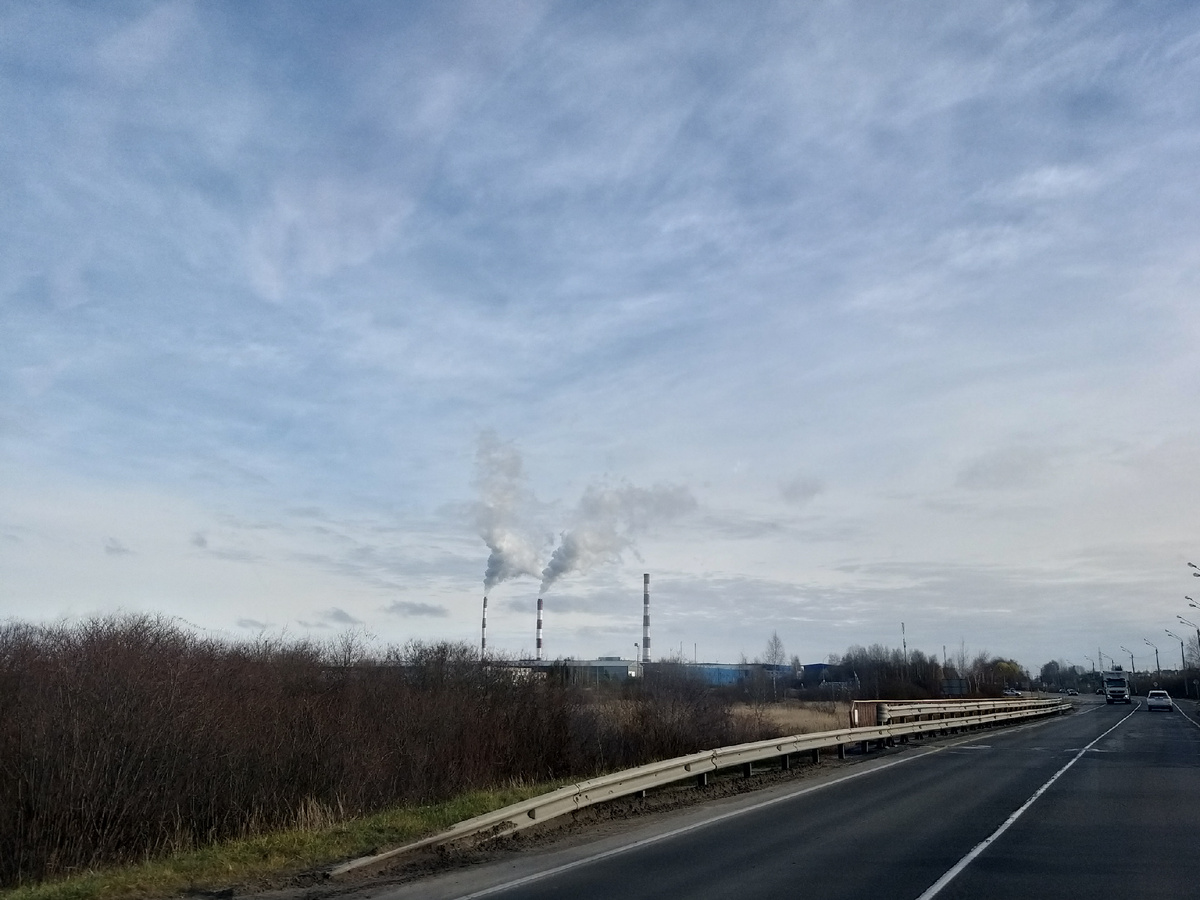 Впереди Волгореченск.