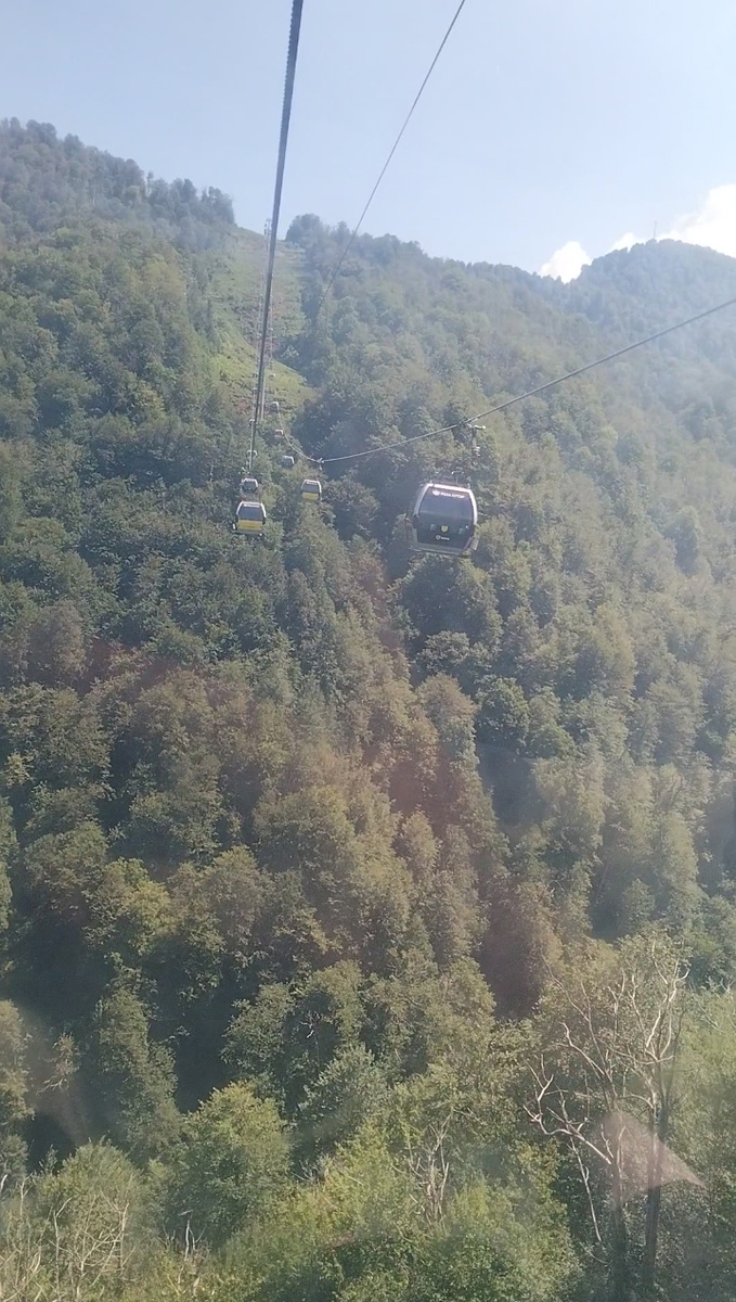 Вид из кабинки