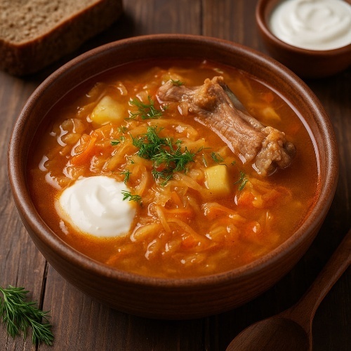 Щи из кислой капусты