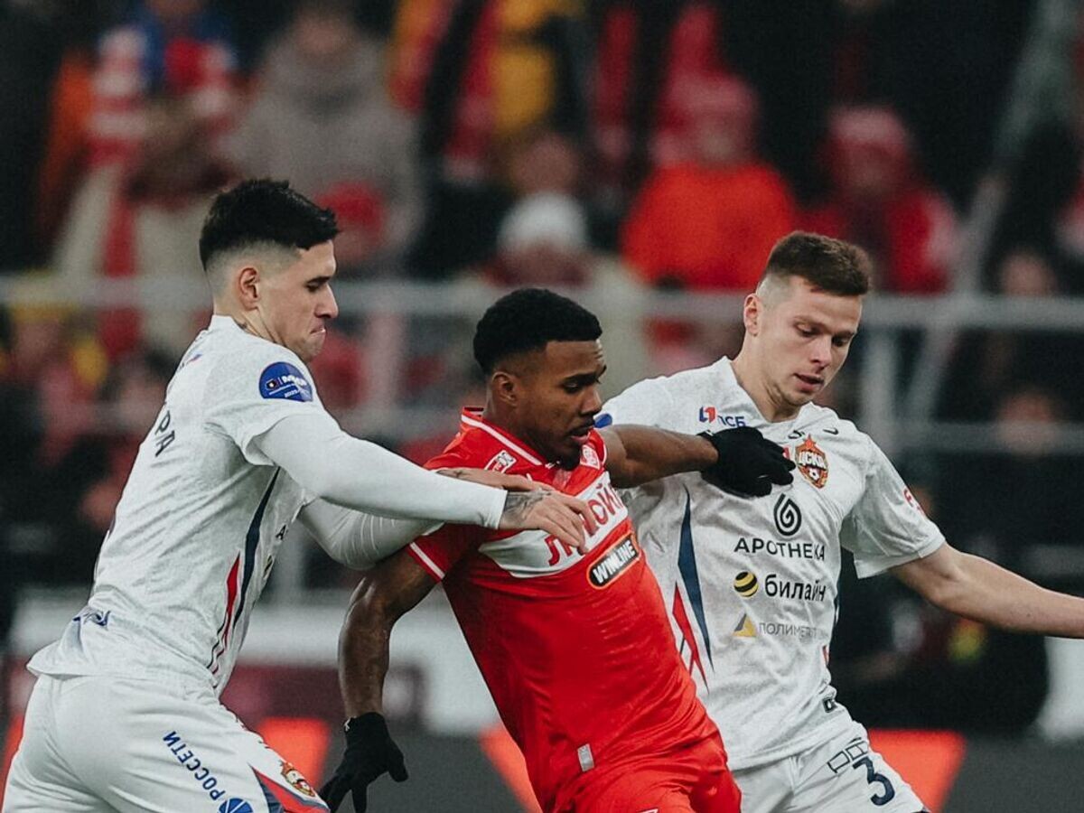    Эпизод матча "Спартак" - ЦСКА© Фото : соцсети ФК "Спартак-Москва"