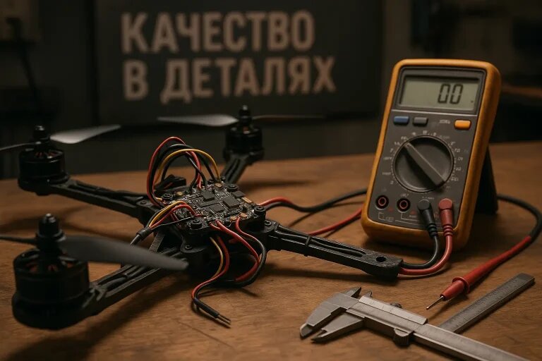    Как оценить качество сборки дрона "Обученик"