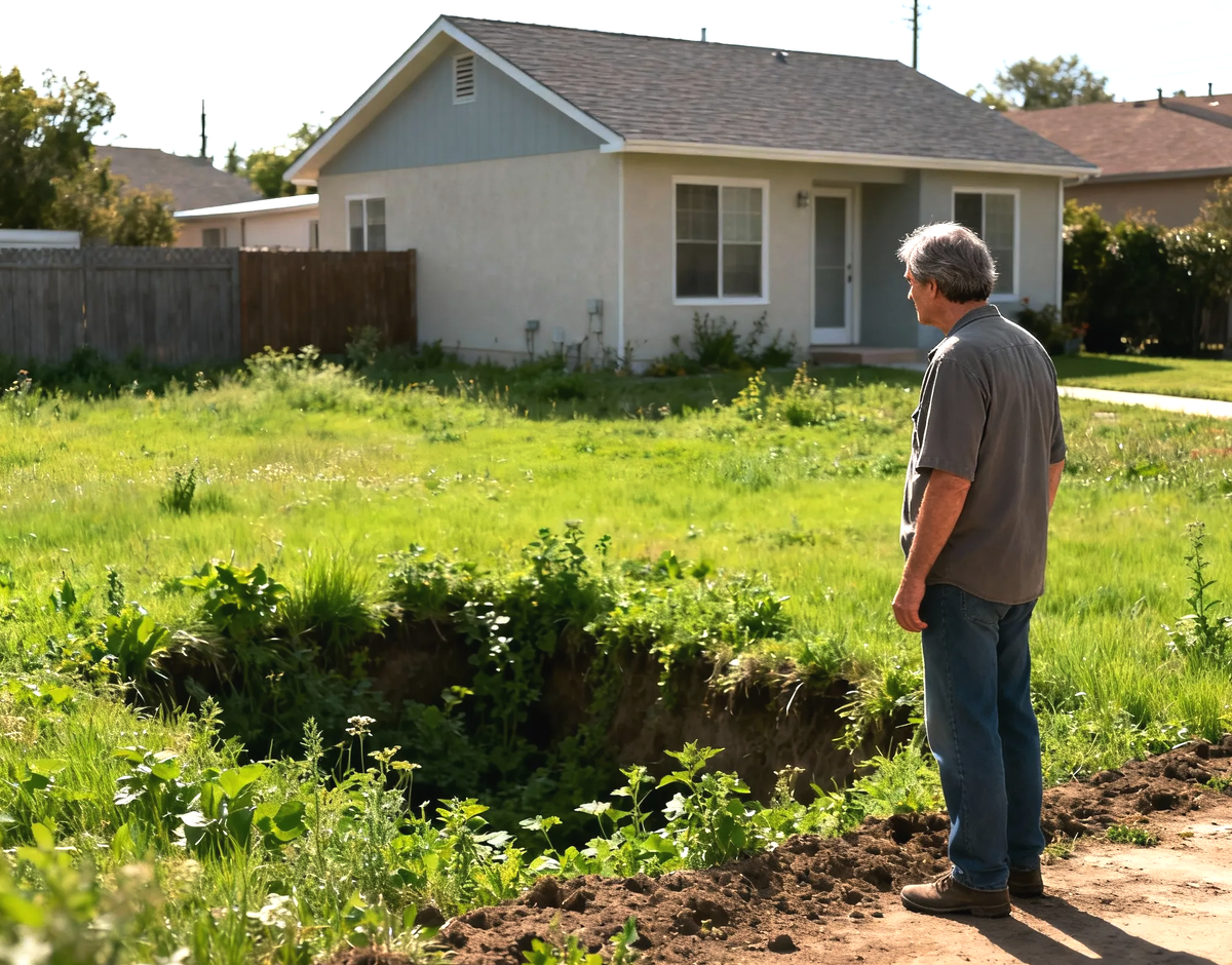 Первое впечатление от участка...