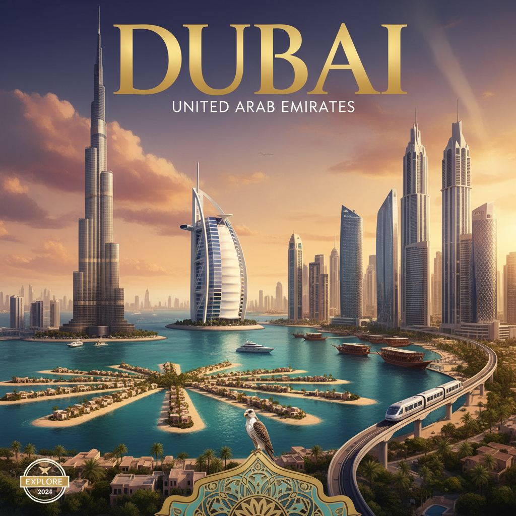 Маршрут по Дубаю: гид по путешествиям в ОАЭ. Как я обошел все популярные места в 2025 году