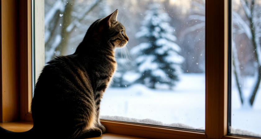    Почему кошки постоянно смотрят в окно - запомните раз и на всю жизнь