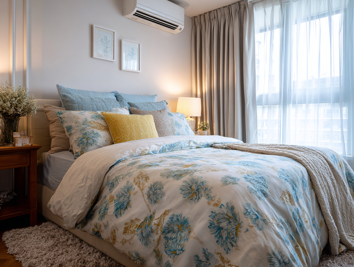 Хорошо, когда есть возможность удобно подойти к кровати с любой стороны