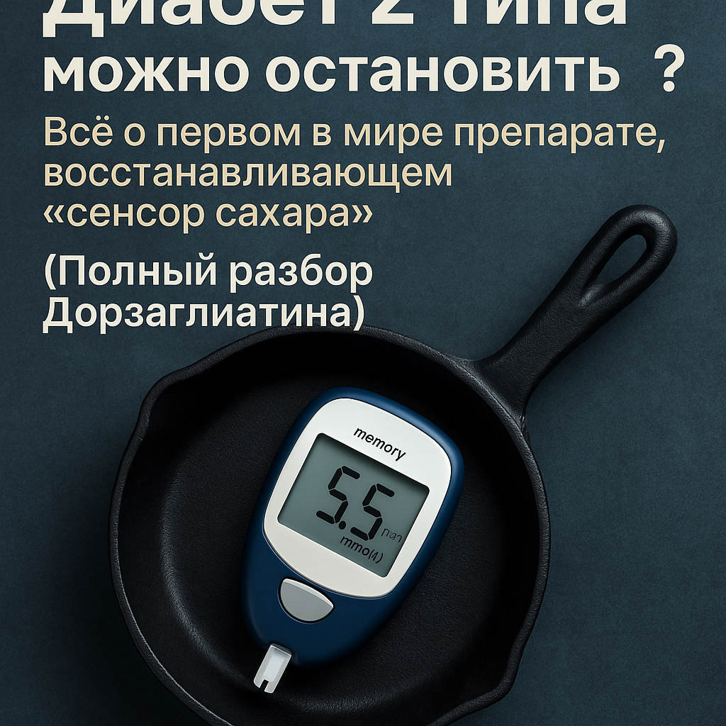 диабет ц типа можно вылечить? Разбор первого в мире препарата дорзаглиатин.