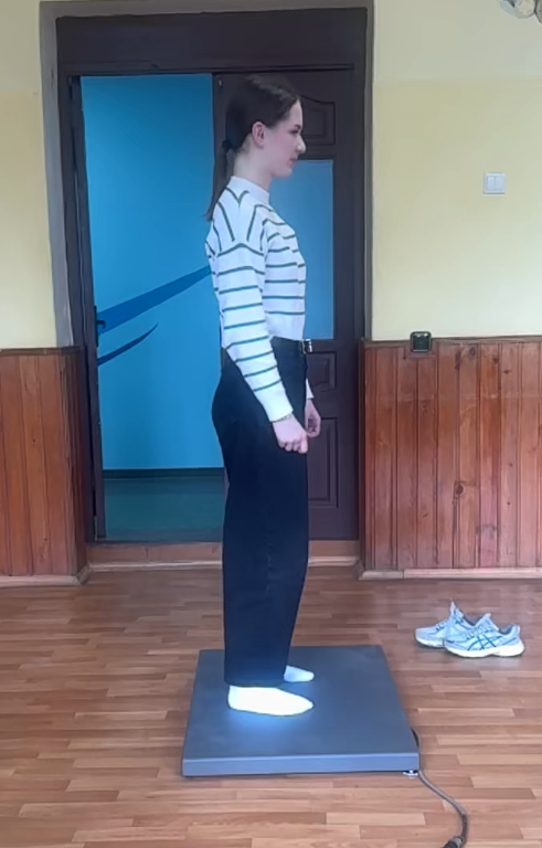 Тестирование равновесия на тензоплатформе