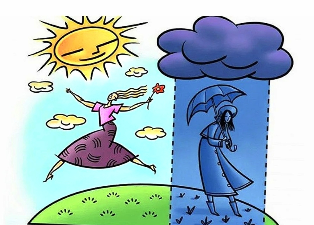 Настроение меняется в зависимости от наличия витамина D, получаемого от солнца