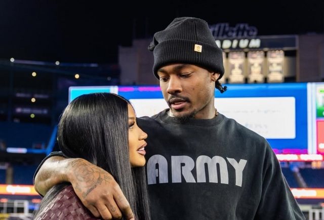    Карди Би и Стефон Диггс. Фото: социальные сети