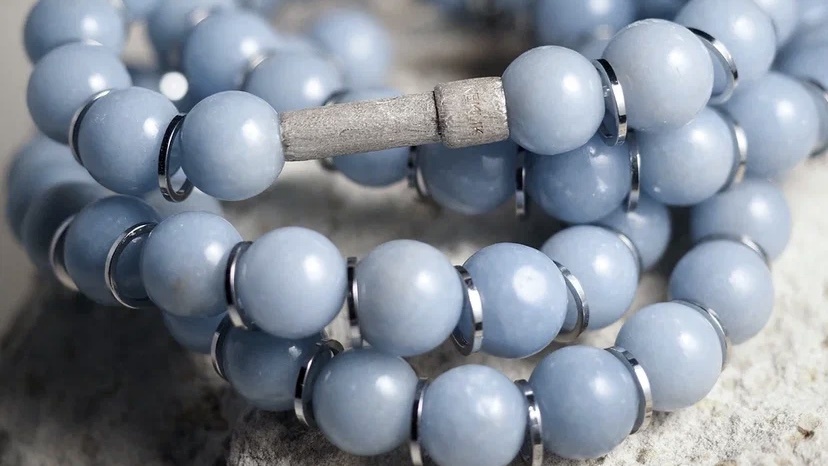 браслет желаний/украшения с Ангелитом 