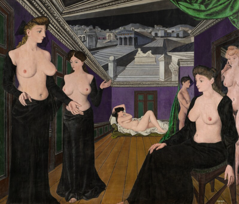Поль Дельво. Композиция, 1945