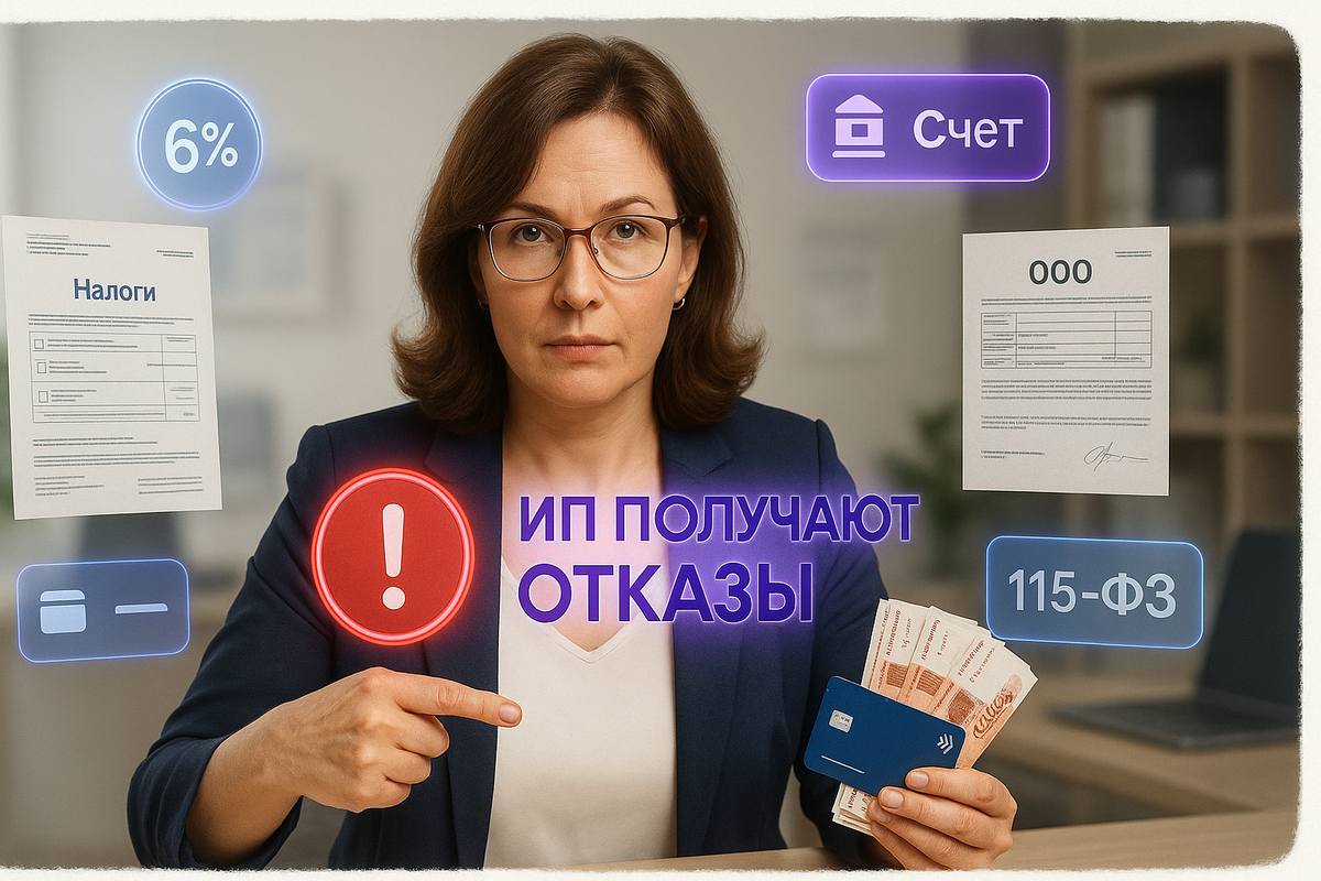 Получили отказ в открытии счета ИП? Узнайте 7 реальных причин отказа банков и пошаговый план, как исправить ситуацию и гарантированно открыть расчетный счет. Актуальная инструкция 2025 года.