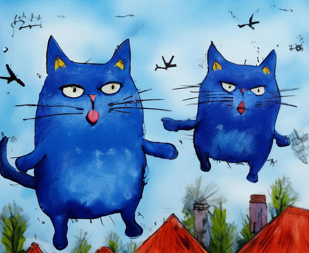 А Вы знали, что коты во сне тоже летают?