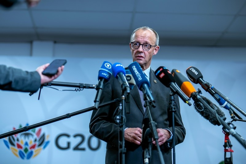    Один из подписантов - канцлер Германии Фридрих Мерц. Фото: Michael Kappeler/dpa/Global Look Press