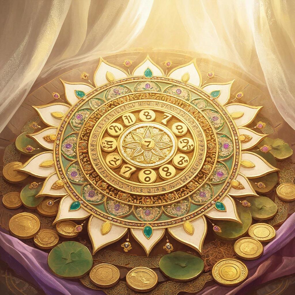 Нумерология. Иллюстрация сгенерирована нейросетью