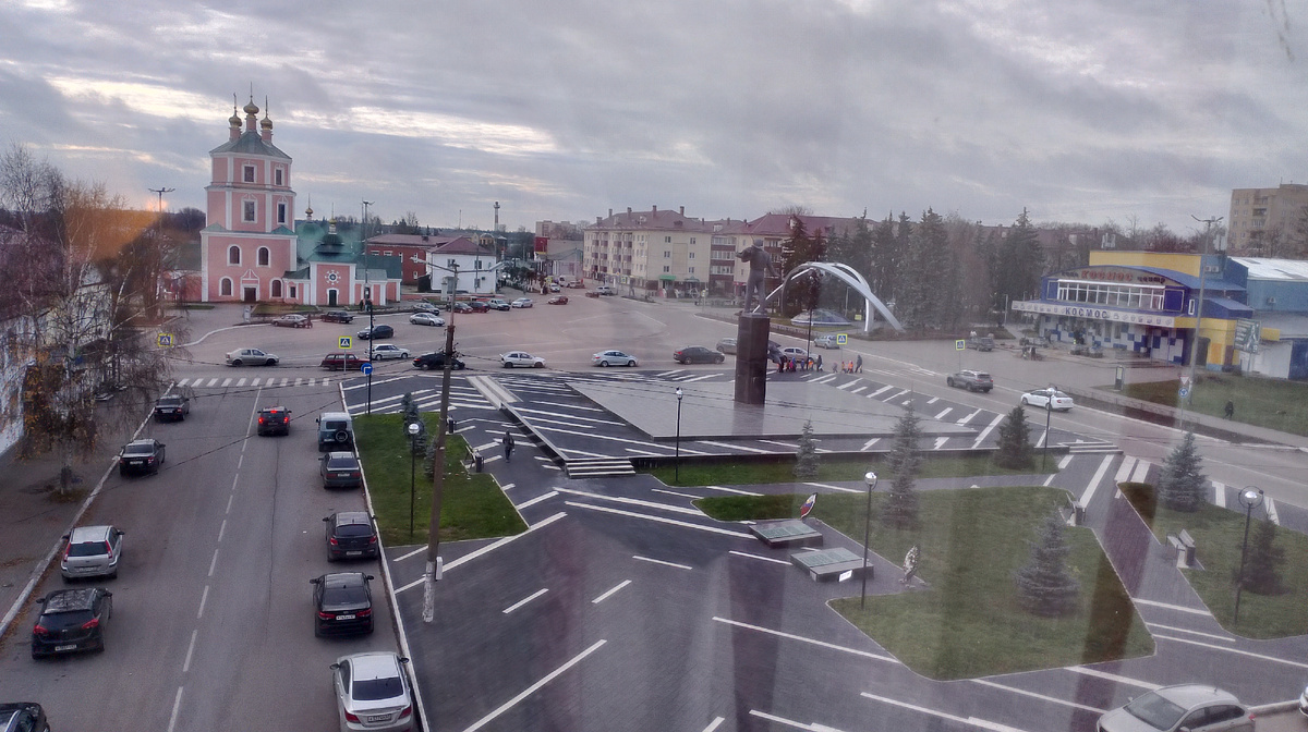 Вид из окна гостиницы