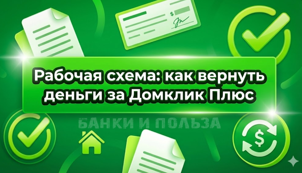 Как вернуть деньги за Дом Клик+ в 2025-2026