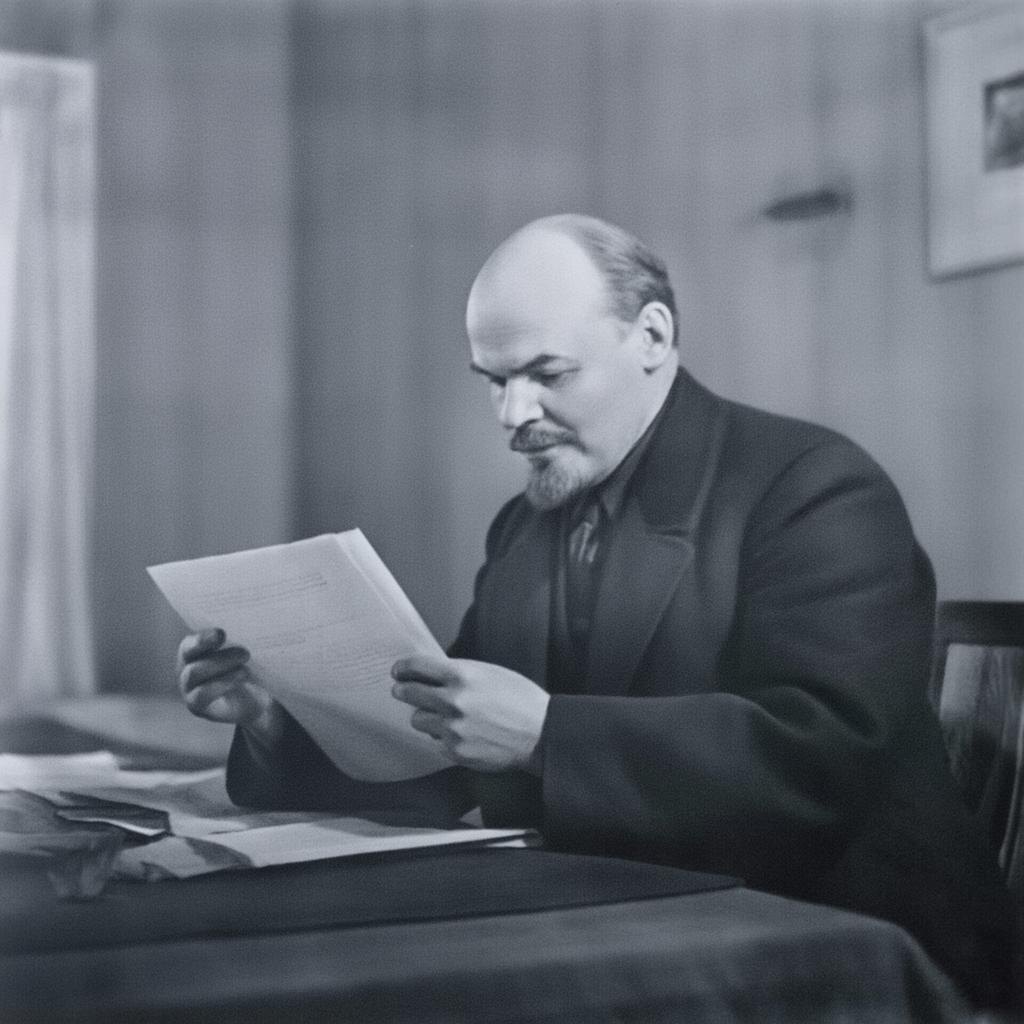 Ленин. Изображение сгенерировано сервисом GigaChat 