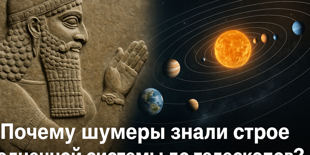 Почему шумеры знали строение Солнечной системы до телескопов?