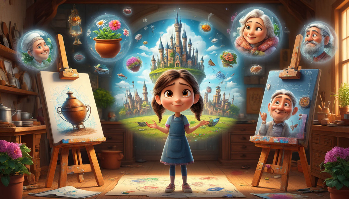 Книга "Сто вечеров с папой". "Вечер двадцатый. Творчество живет в каждом, как семя в земле. Оно проявляется по-разному, но всегда несет в себе частичку души творца. Мое творчество — это мой уникальный взгляд на мир".