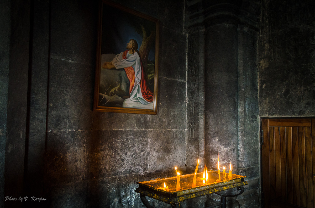 В одном из монастырей Армении