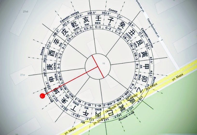 Находим фасад дома по шаблону «24 горы»