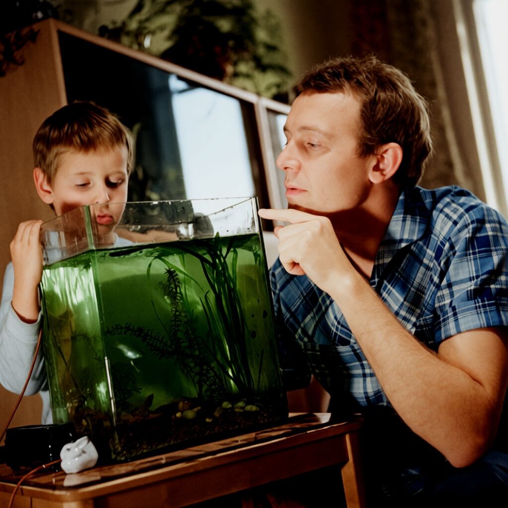 Иннокентий Смоктуновский с сыном Филиппом