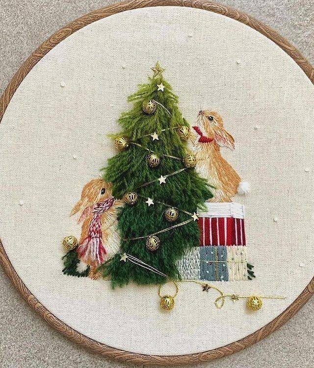 Новогодние зайцы