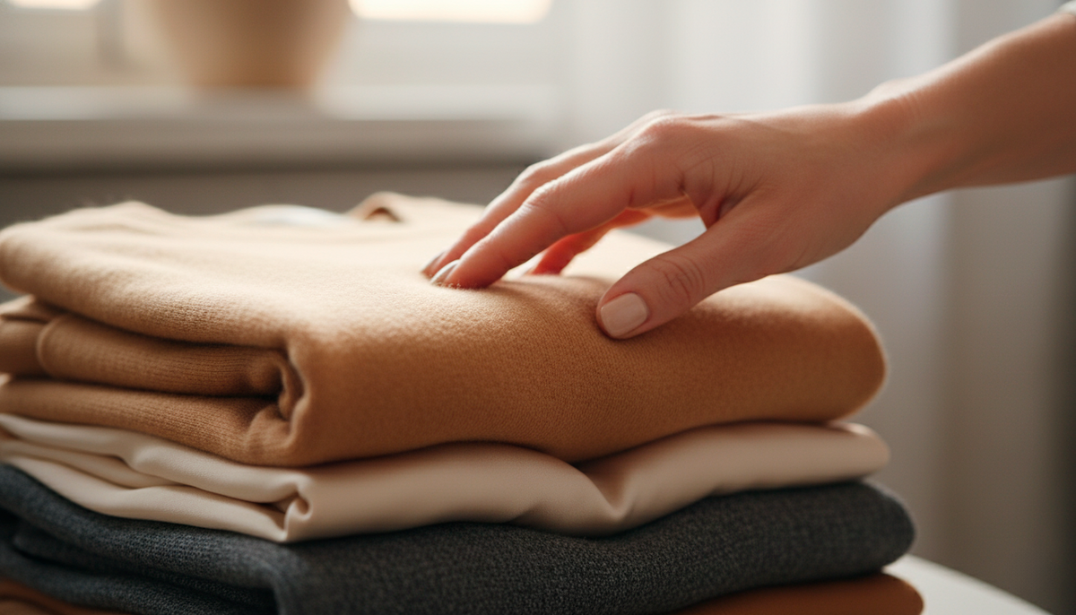 Ваш новый девиз — качество превыше количества. Инвестиции в благородные, тактильно приятные ткани (кашемир, шелк, шерсть) — это самый верный способ создать по-настояшему "дорогой" и статусный гардероб.