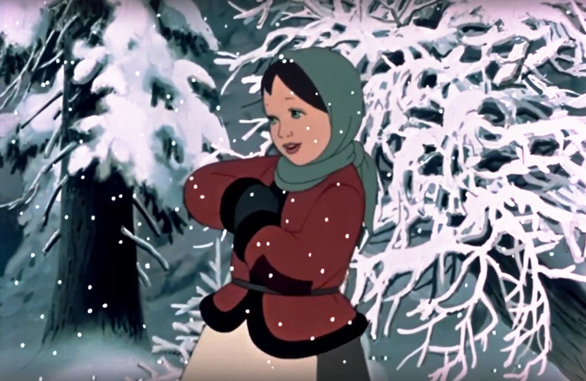 Кадр из мультфильма Двенадцать месяцев 1956 год