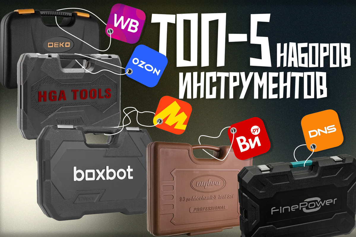     Что подарить мастеру на все руки? Лучшие наборы инструментов с маркетплейсов