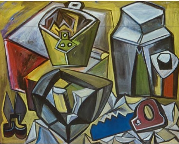 Илл.: Михаил Назаров. Натюрморт. В гараже. 4 вариант. 1973.