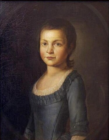   Неизвестный художник, «Портрет Натальи Александровны Суворовой», 1780 г., общественное достояние