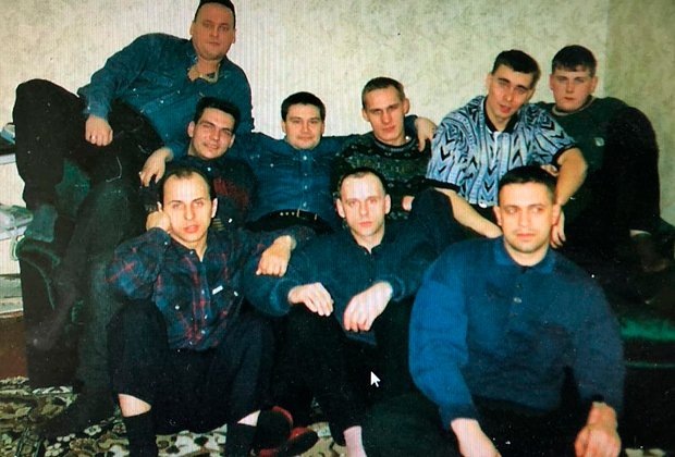    Первый состав «силовых предпринимателей». 1995 год. Фото: из материалов уголовного дела