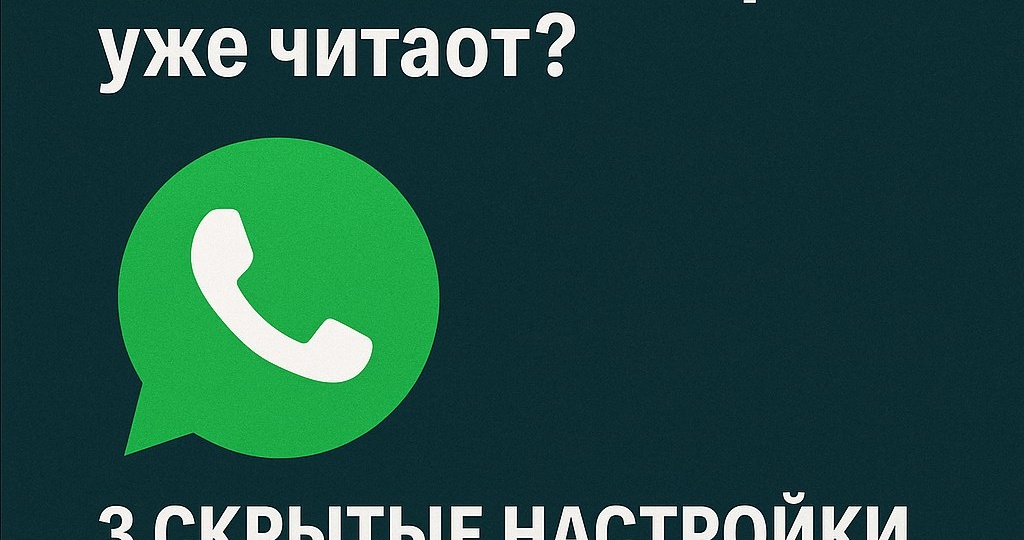 ​😱 Слив данных в WhatsApp: Ваш мессенджер уже читают? 3 скрытые настройки, которые нужно проверить СЕЙЧАС, чтобы защитить себя